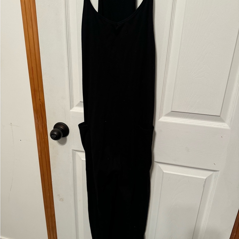 Black Sleeveless Jumpsuit